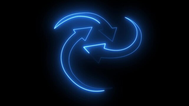 logistica,mondo,pianeta, business trasporti. 3 arrow circle animation. HD video animation..