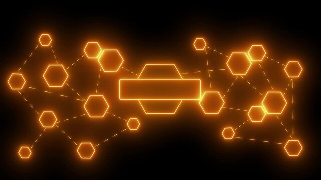 Ai tools or neon box. Multi function for Agentic AI technology motion background. Multi agent AI systems, Automate daily Tasks Smart AI solutions improve efficiency, Automate repetitive work 4k video.