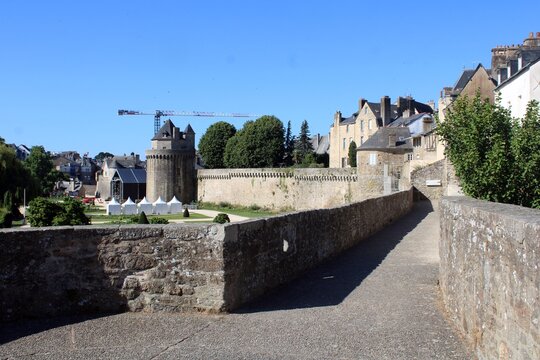 Remparts de Vannes, Bretagne.