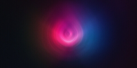 Fototapeta premium Abstract dark background with vibrant radial blur and colorful light.