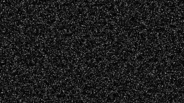 Static TV noise. Seamless loop abstract background 4k 