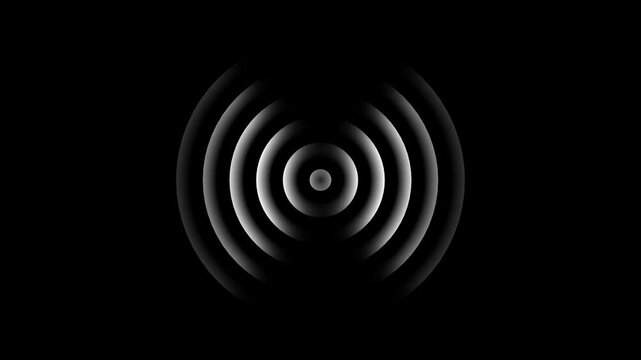 Radio waves waves background. network tower produced radio wave concept. Radio Waves in Circle Form, Radio wave signal animated background. Motion graphics of signal identification area