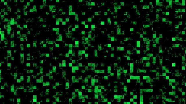 Animated abstract technology black background.  Abstract Digital Data Technology Grid Fx Background Loop/ 4k animation of an abstract background with digital data technology graphic