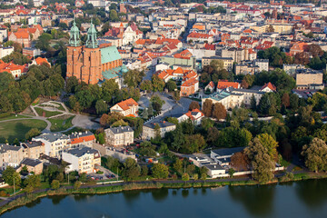 Gniezno aerial view © Wojciech