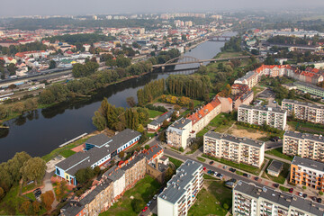 Obraz premium Gorzow Wielkopolski aerial view