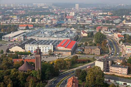 Gorzow Wielkopolski aerial view