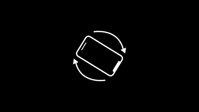 Please rotate your mobile from horizontal to vertical and vice-Vesta. overlay of phone rotate icon. Vertical to landscape mode rotation telling icon ...