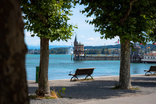 Uferpromenade in Konstanz am Bodensee