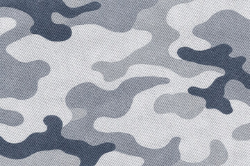 Seamless urban arctic camouflage pattern background in grey and black for city tactical gear and modern streetwear fashion © Muhammad