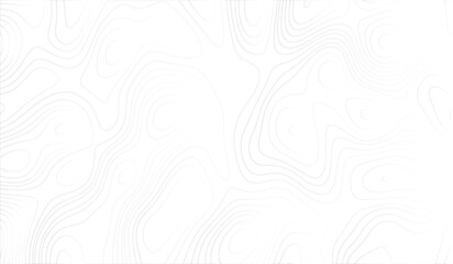 Topographic map, abstract gray line on white background art and illustration. © Creativeadd Ratululu