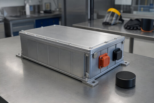 EV battery module with contactless traceability reader