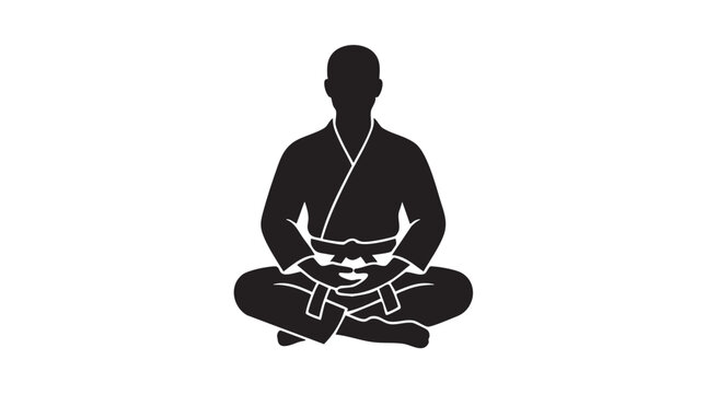 Martial_artist_sitting_meditatio_traced