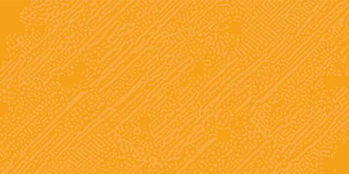 Vector turing pattern background in yellow and orange tones. trendy background