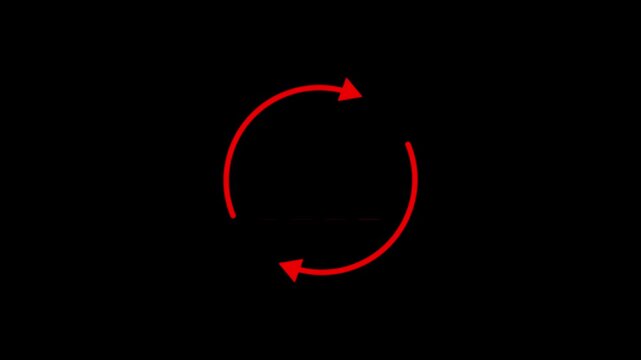 Abstract cyan color business graph chart icon animation, business growth concept animation on a black background, and 4k video.Business Growth and Success Concept
