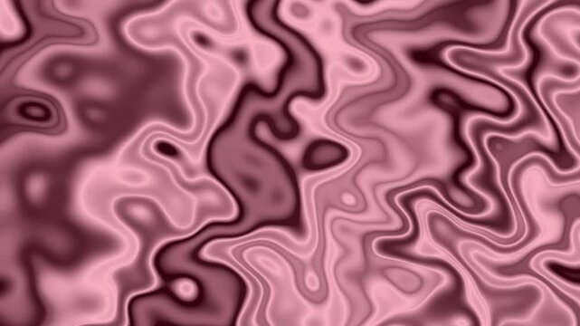 Soft Dusty Rose And Deep Plum Flowing Liquid Silk Motion Background Loop Effect Seamless