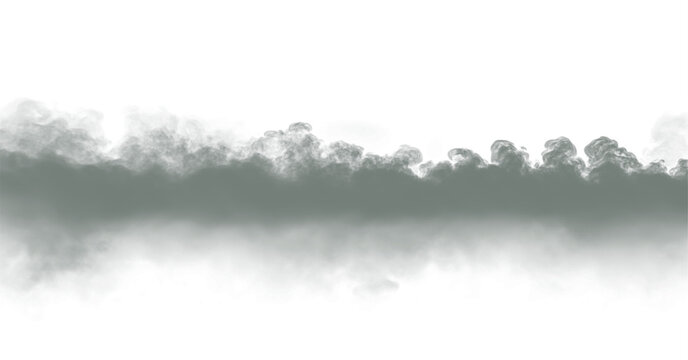 dark fog or smoke effect isolated on transparent white background. Steam explosion special effect. Effective texture of steam, fog, smoke png. Design elements