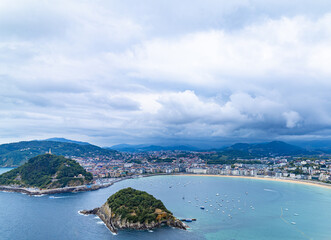 Fototapeta premium San Sebastian Donostia Beach