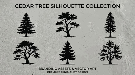 Tree silhouette collection © StyloPink