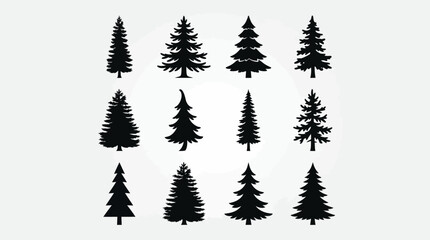 Fototapeta premium Abstract tree pattern composition