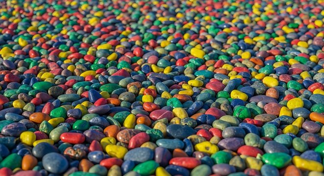 Abstract close-up of vibrant multicolored pixelated texture.
