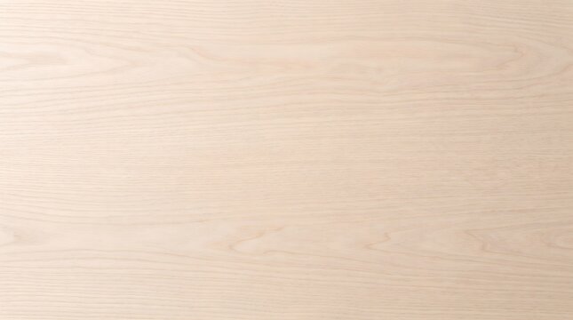 Smooth light ash wood veneer background with soft grain