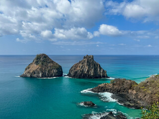 Obraz premium Brazil, Fernando de Noronha - 2023, September : pig bay