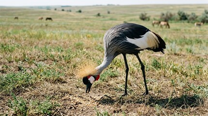 grey crowned crane © Berkah