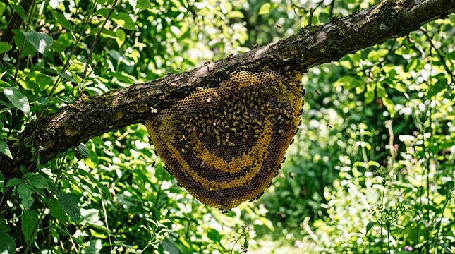 bee on a branch