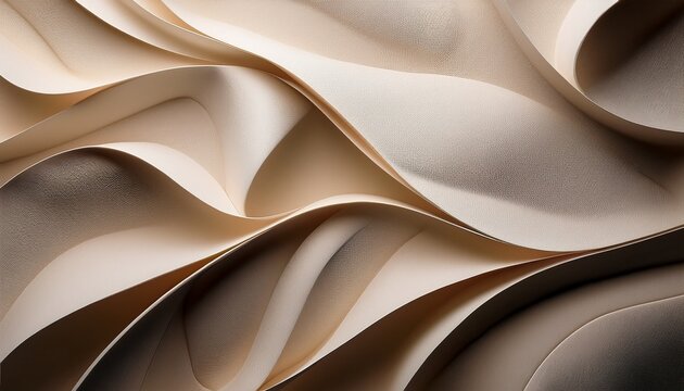 Paper Texture With Folds Close Up Abstract Background