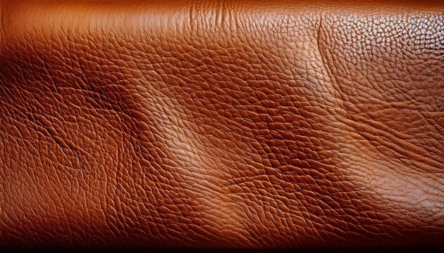 Abstract Brown Textured Leather Abstract Background
