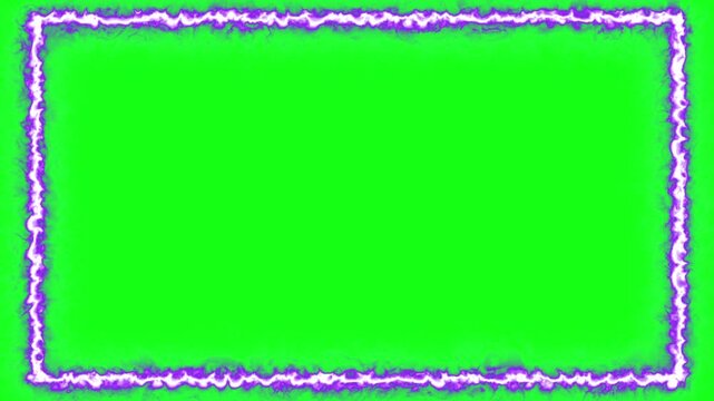 Minimal box outline reveal motion graphics. Square frame stroke animation clean border. rectangle outline animation.