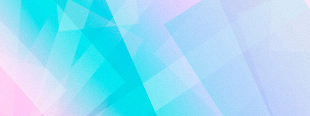 Colorful low-poly facets blend teal-blue and rosy pink into a bright, energetic background, making a striking choice for tech branding and event graphics. © Sergei
