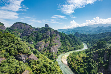 Obraz premium Tianmen Scenic Area, Zijiang County, Guilin, Guangxi