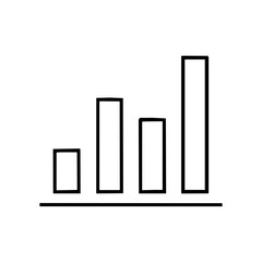 Obraz premium business graph icon