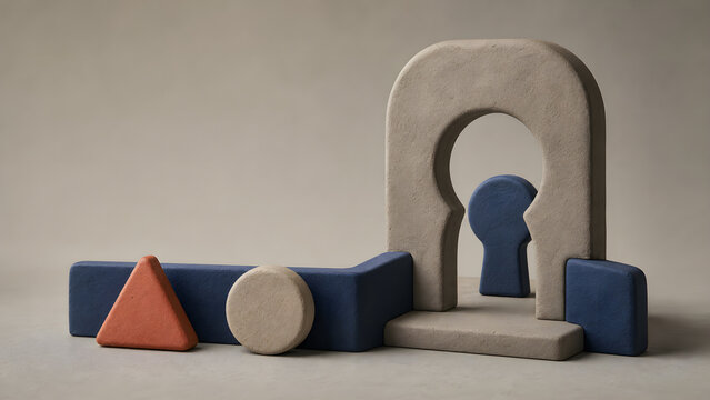 Tactile clay access permission checkpoint