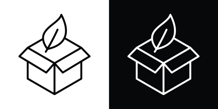ECO packaging icon