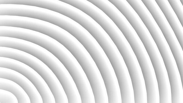 Abstract background featuring a series of parallel curved white lines with a subtle gradient and soft shadows creating a sense of depth and a gentle undulating wave-like texture across the frame