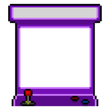 retro game machine frame 