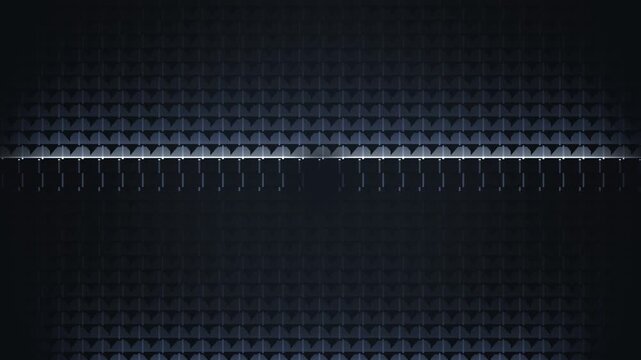 Visual representation of geometric shapes with light in a dark space