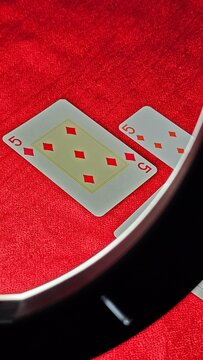 Five of coins - five of diamonds - five of pentacles - playing cards