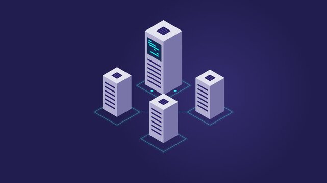 Isometric Cloud Computing Network Infrastructure with Multiple Server Units for Data Storage and Digital Technology Connectivity