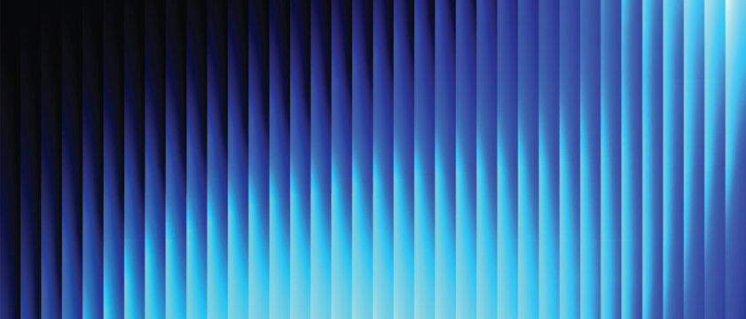 Abstract Blue Glass Ripple Texture Background Illustration, Futuristic Vertical Light Waves, Glowing Transparent Stripes, Modern Neon Gradient Pattern, Luxury Digital Abstract Wallpaper