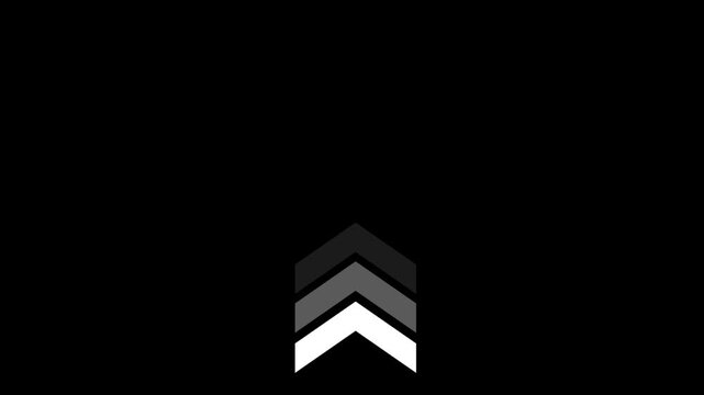 arrow extending video animation on black background, arrow extending on black background Directional Arrow Symbol,
Right-directional arrow loop animation.