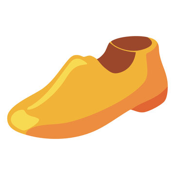 Leather Shoe Icon Illustration