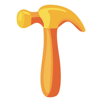 Hammer Tool Icon Illustration