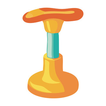 Shoe Stand Display Icon Illustration