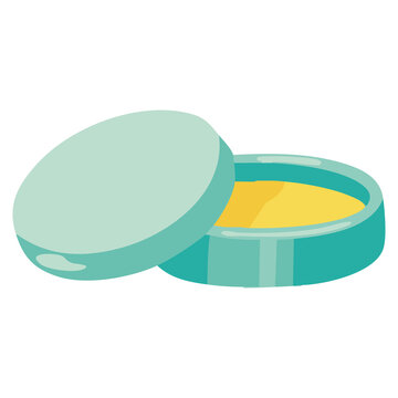 Shoe Polish Tin Icon Illustration