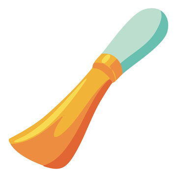 Shoe Horn Footwear Tool Icon Illustration