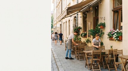 Outdoor Cafe Seating for Summer Bank Holiday Dining