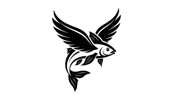 Fish with wings flying creature.